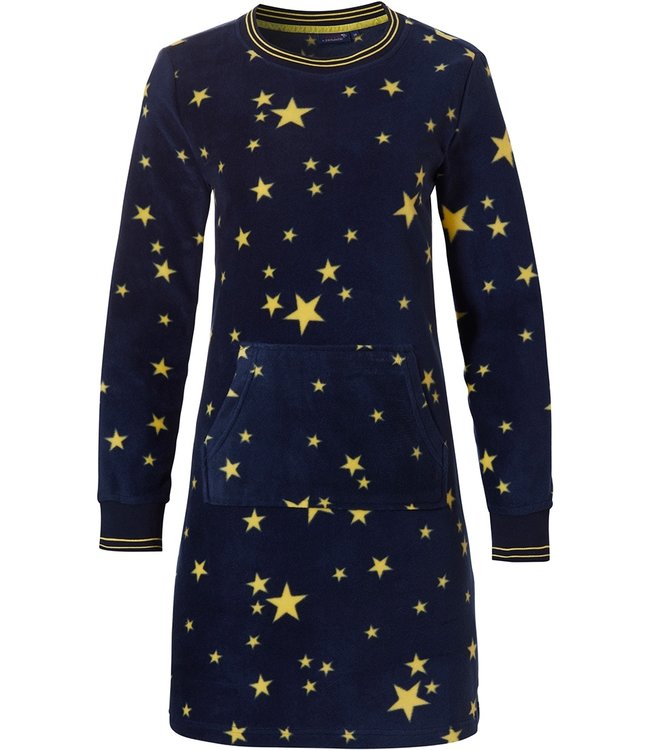 Rebelle soft fleece lounge home dress 'shining starry night ★'