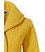 luxurious boucle full button house jacket 'winter jasmin yellow'