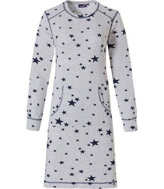 Rebelle long sleeve nightdress with kangaroo pocket 'trendy stars ★'