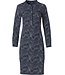 long sleeve cotton nightdress 'abstract orchid'