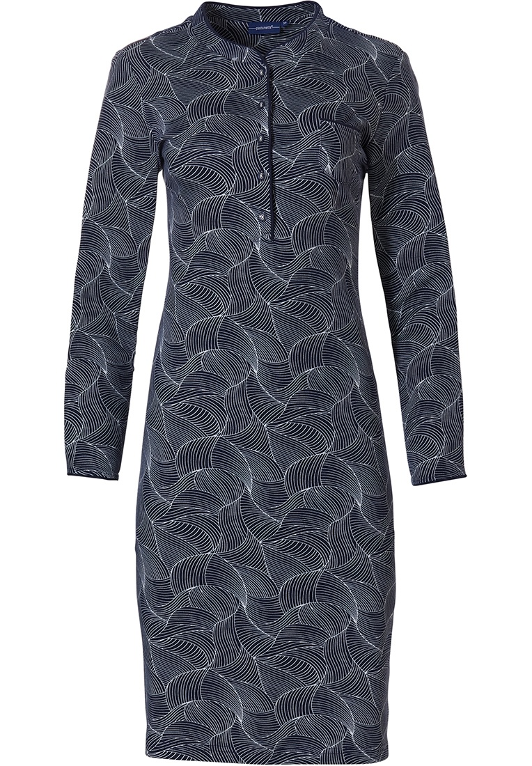 Klassiek nachthemd blauwe rozen | Bestel eenvoudig online | Gratis verzending vanaf 40,00 en
