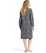 long sleeve cotton nightdress 'abstract orchid'
