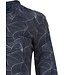 katoenen nachthemd met lange mouwen 'abstract orchid'