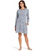 long sleeve nightdress 'pretty paws ♥ chic animal'