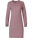long sleeve cotton-modal nightdress 'diamonds & smart stripes'