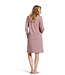 long sleeve cotton-modal nightdress 'diamonds & smart stripes'