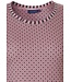 long sleeve cotton-modal nightdress 'diamonds & smart stripes'