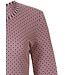 long sleeve cotton-modal nightdress 'diamonds & smart stripes'