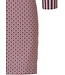 long sleeve cotton-modal nightdress 'diamonds & smart stripes'