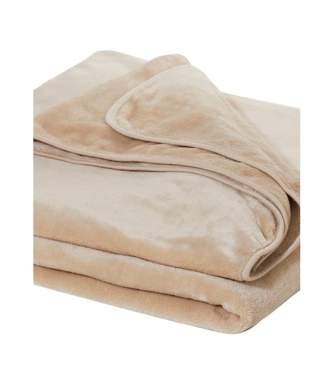 warme fleecedeken - plaid 'soft chevron comfort'