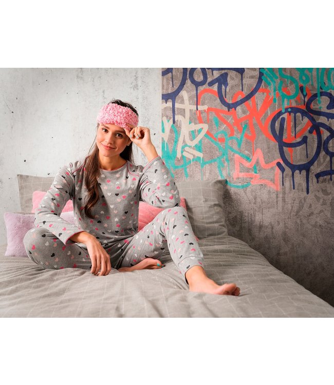long sleeve pyjama 'chic little lovehearts ♥'