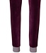 velvet home lounge suit with zip 'rich bordeaux beauty'