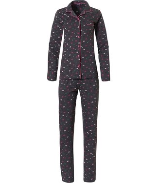 Rebelle full button pyjama 'chic little lovehearts ♥'