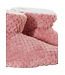 soft fleece indoor ankle boots 'quilted detail'