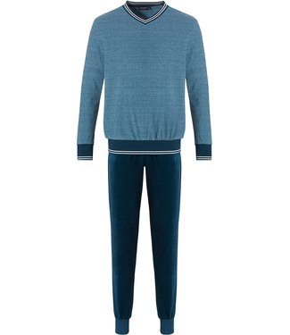 Pastunette for Men 'v' -neck terry lounge pyjama set 'relax sporty mode'