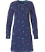 Rebelle ladies long sleeve cotton nightdress 'pretty ♥ paws & dots'