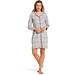 ladies full button nightdress 'stylish checks'