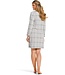ladies full button nightdress 'stylish checks'