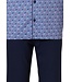 light blue full button cotton pyjama 'chain link'