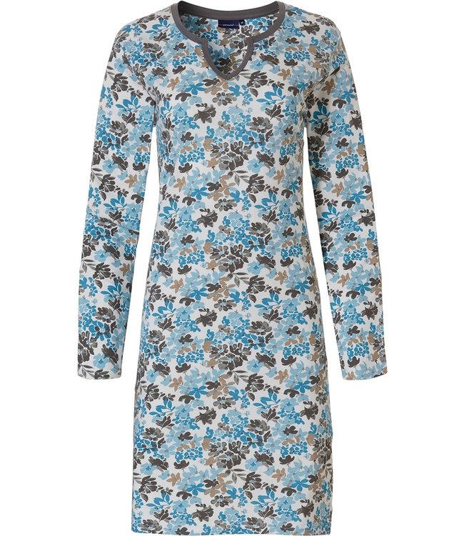 ladies cotton nightdress 'winter garden'