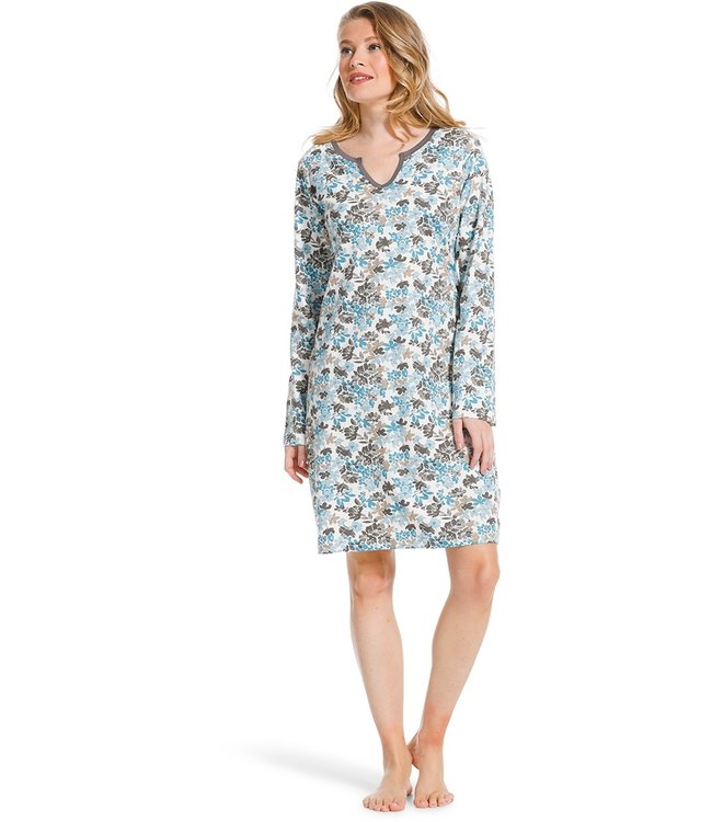 ladies cotton nightdress 'winter garden'