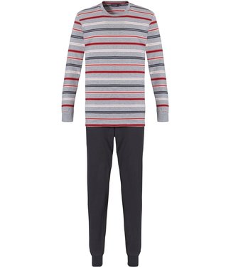 Pastunette for Men mens pyjama with cuffs 'funky stripes'