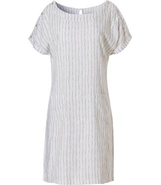 Pastunette Beach wide neck beach dress 'sandy stripes'