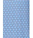 katoen-modal blauw heren nachthemd met knoopjes 'vintage star'