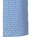 katoen-modal blauw heren nachthemd met knoopjes 'vintage star'