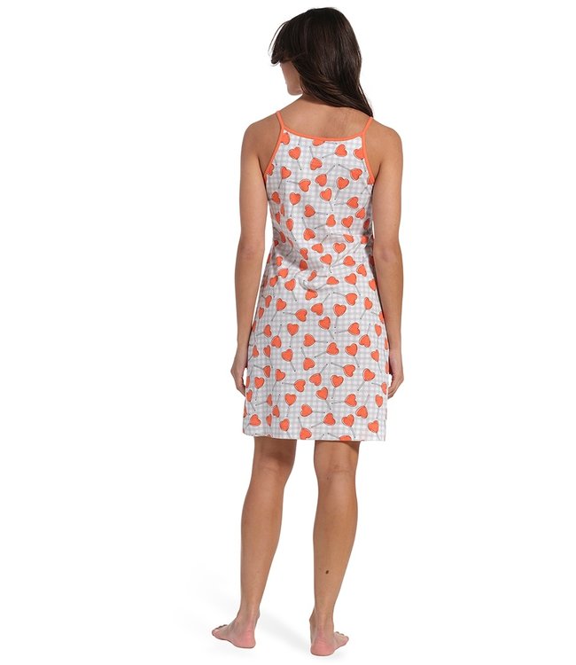 katoenen spaghetti-jurkje 'sweety hearts ♥'