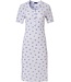 Pastunette cotton-modal short sleeve nightdress with buttons 'dots & flowers'