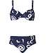 Pastunette Beach donkerblauwe bikini set 'twizz & swirl'