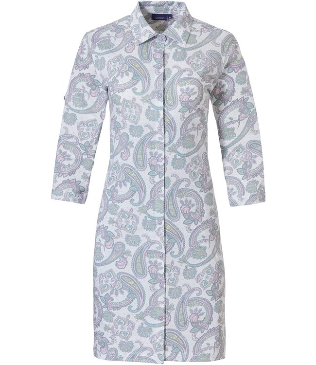 Pastunette ladies full button nightdress 'precious paisley'