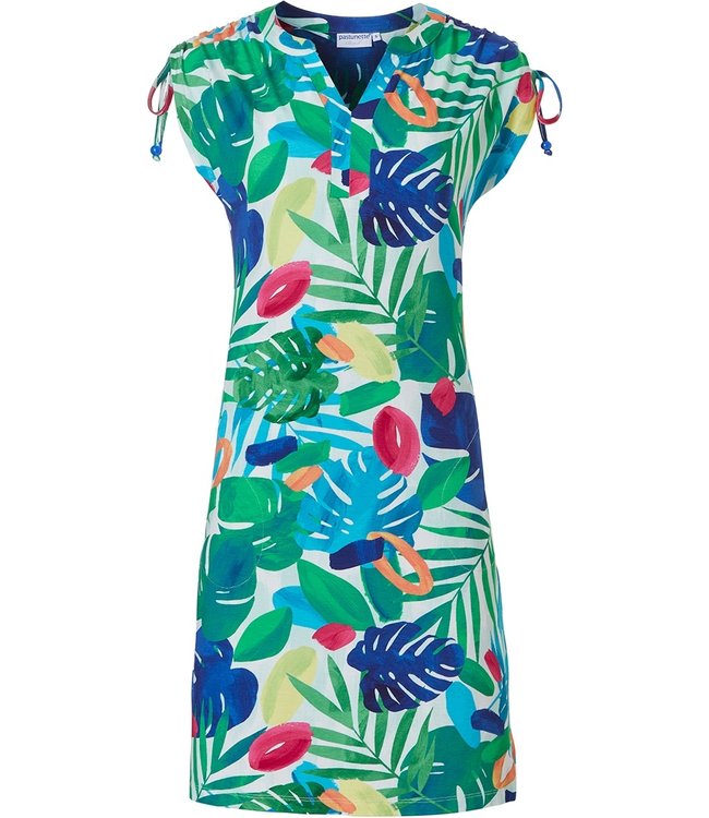 strandjurkje met korte mouwen 'passion palm'