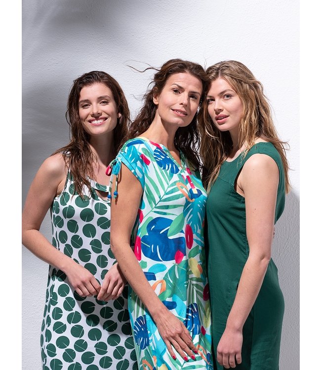 strandjurkje met korte mouwen 'passion palm'