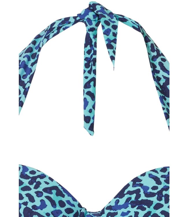 sea blue halter bikini 'pretty animal'