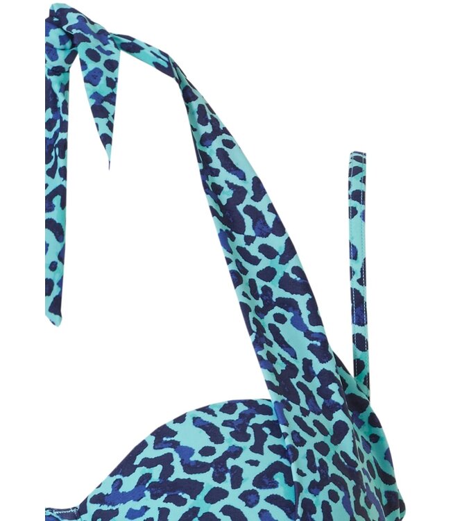 sea blue halter bikini 'pretty animal'