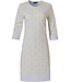 Pastunette 3/4 sleeve cotton-modal nightdress 'graphic diamond cut'