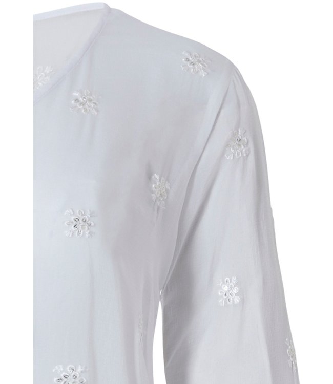 lightweight white cover up tunic dress 'pretty tassel lover'