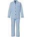 light blue full button 100% cotton woven mens pyjama 'coloured squares'