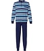 Robson katoenen heren pyjama set met knopen 'mixed stripes'