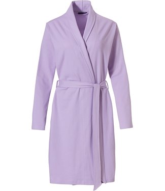 Pastunette dames overslag kimono-stijl badjas van microwafel-katoen 'lilac beauty'