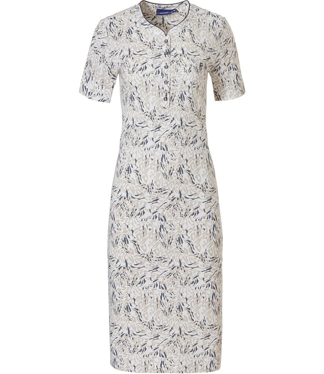 Pastunette short sleeve cotton-modal nightdress (110cm)  'pretty animal  palm leaf'