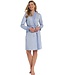 ladies light blue wrap-over kimono 'charmingly elegant'