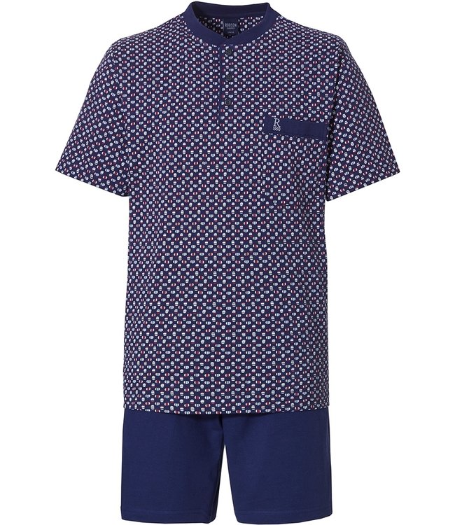 cotton shorty set with buttons 'mix it up'