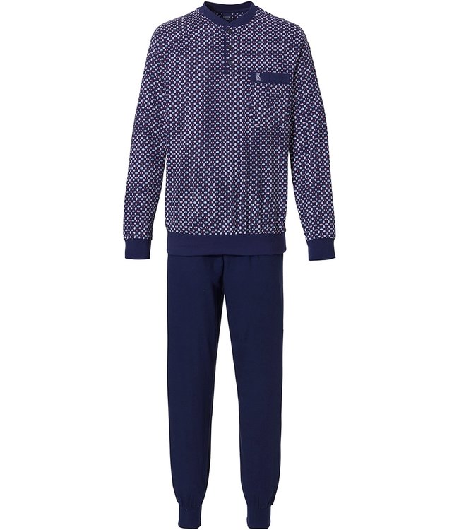 cotton pyjama set with buttons 'mix it up'