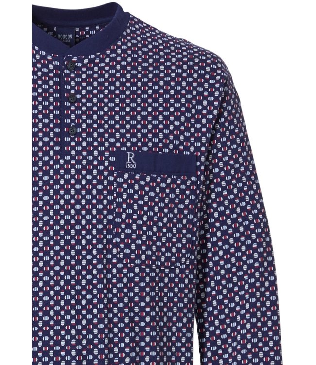 cotton pyjama set with buttons 'mix it up'