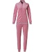 Pastunette Deluxe velvet lounge homesuit with zip 'pretty in pink comfort'