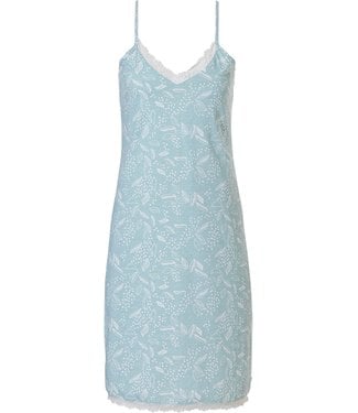 Pastunette ladies sleeveless cotton nightdress 'fruity bubbles & lace'