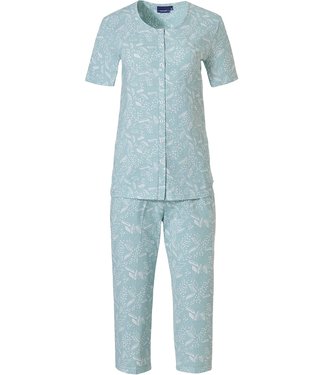 Pastunette doorknoop pyjama met korte mouwen voor dames 'fruity bubbles'
